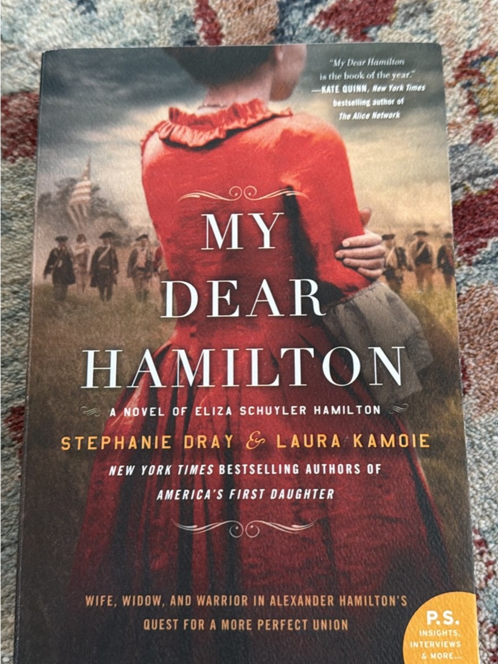 My Dear Hamilton by Stephanie Dray & Laura Kamoie - Red Cover Novel